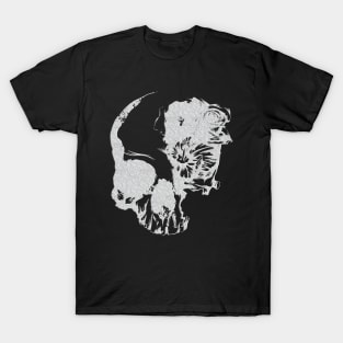 Floral Skull V1 T-Shirt